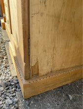 Load image into Gallery viewer, Victorian Solid Pine Triple Wardrobe 6 drawer commode