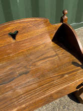 Load image into Gallery viewer, Vintage Oak Love Heart Dressing Table