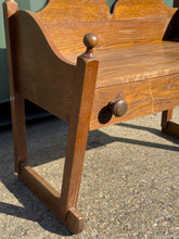 Load image into Gallery viewer, Vintage Oak Love Heart Dressing Table