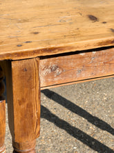 Load image into Gallery viewer, Victorian English Pine Farmhouse Hallway Console Table