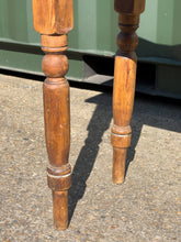Load image into Gallery viewer, Victorian English Pine Farmhouse Hallway Console Table