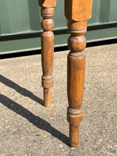 Load image into Gallery viewer, Victorian English Pine Farmhouse Hallway Console Table