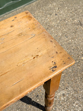 Load image into Gallery viewer, Victorian English Pine Farmhouse Hallway Console Table