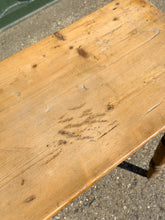 Load image into Gallery viewer, Victorian English Pine Farmhouse Hallway Console Table