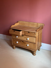 Load image into Gallery viewer, Antique Victorian French Pine Dresser | Chest Of Drawers | Washstand
