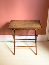 Load image into Gallery viewer, Antique French 19th Century Faux Bamboo Folding Table