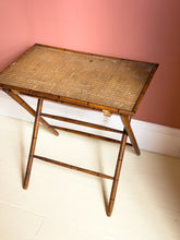 Load image into Gallery viewer, Antique French 19th Century Faux Bamboo Folding Table