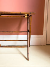 Load image into Gallery viewer, Antique French 19th Century Faux Bamboo Folding Table