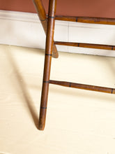 Load image into Gallery viewer, Antique French 19th Century Faux Bamboo Folding Table