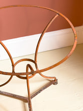 Load image into Gallery viewer, Antique French Orange Marble Bistro Table