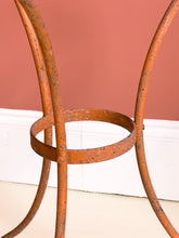 Load image into Gallery viewer, Antique French Orange Marble Bistro Table