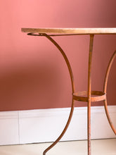 Load image into Gallery viewer, Antique French Orange Marble Bistro Table