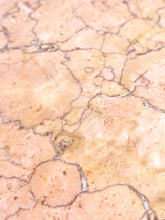 Load image into Gallery viewer, Antique French Orange Marble Bistro Table