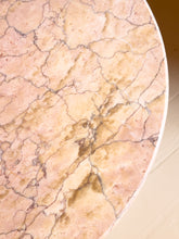 Load image into Gallery viewer, Antique French Orange Marble Bistro Table