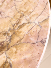 Load image into Gallery viewer, Antique French Orange Marble Bistro Table
