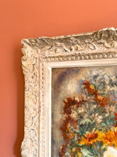 Load image into Gallery viewer, A large Antique Floral Still Oil Life Painting