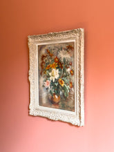 Load image into Gallery viewer, A large Antique Floral Still Oil Life Painting