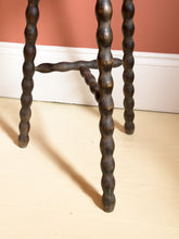 Load image into Gallery viewer, Antique French Demilune Bobbin Stool