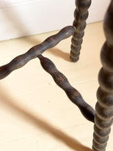 Load image into Gallery viewer, Antique French Demilune Bobbin Stool