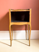 Load image into Gallery viewer, Antique French Shabby Chic Floral Bedside Table