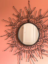 Load image into Gallery viewer, French Metal Sunburst Mirror