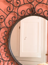 Load image into Gallery viewer, French Metal Sunburst Mirror