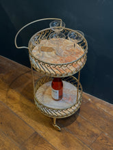 Load image into Gallery viewer, French Art Deco Marble Bar Trolley Cart by Ferronnerie D'art, Paris