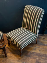 Load image into Gallery viewer, Pair of Antique 19th Century French Napoleon Slipper Armchairs