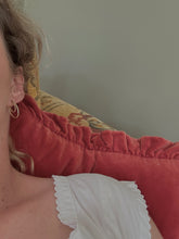 Load image into Gallery viewer, Vintage 9ct Gold Italian Double Oval Hoop Earrings