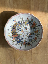 Load image into Gallery viewer, Antique French Faience Floral Plate