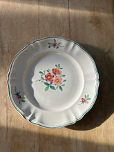 Load image into Gallery viewer, Large Cream Floral French Plate