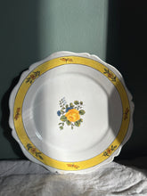 Load image into Gallery viewer, Antique French Yellow Floral Plate