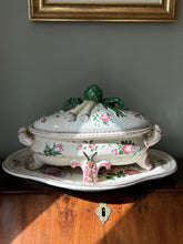 Load image into Gallery viewer,  Antique French Hand-Painted Faience Soup Tureen