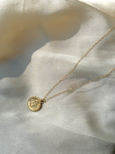 Load image into Gallery viewer, 9ct Vintage Gold St Christopher Necklace On Fine Gold Chain