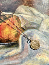 Load image into Gallery viewer, 9ct Vintage Gold St Christopher Necklace On Fine Gold Chain