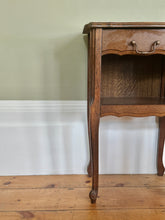 Load image into Gallery viewer, Pair of Vintage French Wavy Bedside Tables with Drawers
