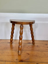 Load image into Gallery viewer, Vintage French Stool with Bobbin Legs