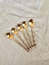 Load image into Gallery viewer, Vintage 1970s Bamboo Bronze Cutlery Set (133 pieces)