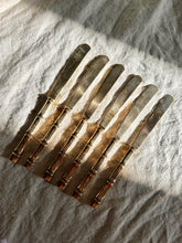 Load image into Gallery viewer, Vintage 1970s Bamboo Bronze Cutlery Set (133 pieces)