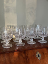 Load image into Gallery viewer, Set of Eight Crystal Brandy Glasses