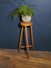 Load image into Gallery viewer, Antique French Demilune Bobbin Stool