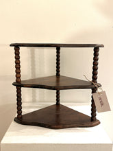Load image into Gallery viewer, Antique French Bobbin Corner Shelf