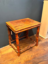 Load image into Gallery viewer, Vintage Bamboo Table