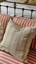 Load image into Gallery viewer, Large Handmade French Striped Cushion