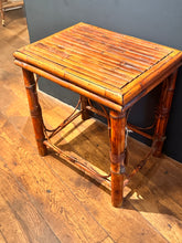 Load image into Gallery viewer, Vintage Bamboo Table