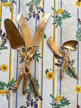Load image into Gallery viewer, Vintage Bamboo Cutlery Set