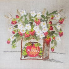 Load image into Gallery viewer, Strawberry Floral Tapestry Print