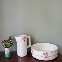 Load image into Gallery viewer, Antique French Wash Jug and Bowl