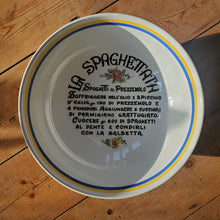 Load image into Gallery viewer, Large Vintage Italian Spaghetti Bowl