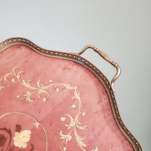 Load image into Gallery viewer, Antique Sorrento Italian Marquetry Wooden Tray